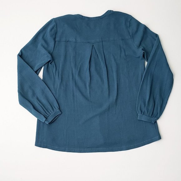 AMERICAN RAG Framed Henley Top - Picture 3 of 8